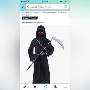 Kids Grim Reaper Costume